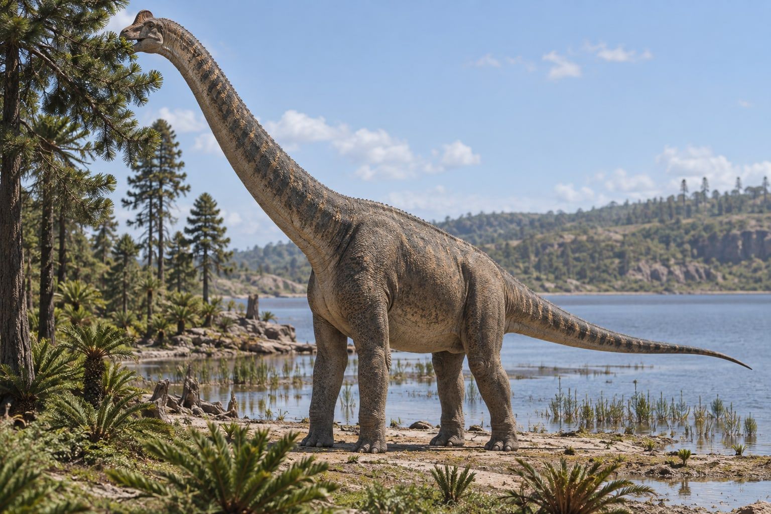Giraffatitan in its habitat