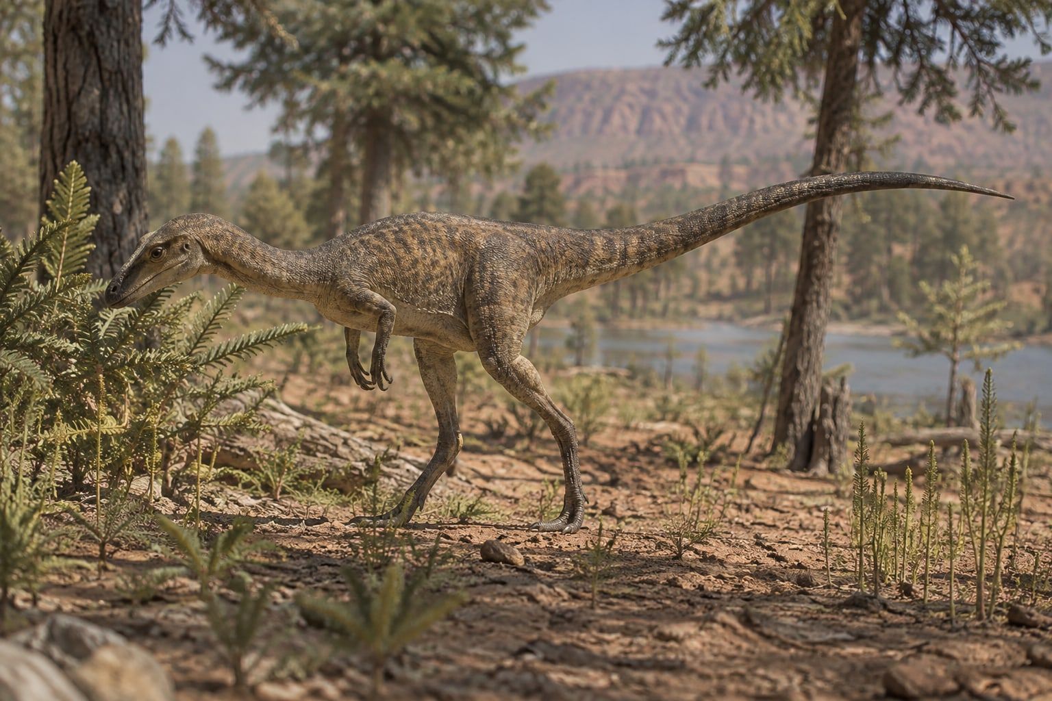 Nyasasaurus in its habitat